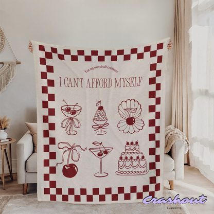 Cherry on Top of My Financial Ruin CrashOut Blanket