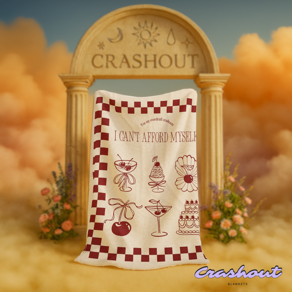 Cherry on Top of My Financial Ruin CrashOut Blanket